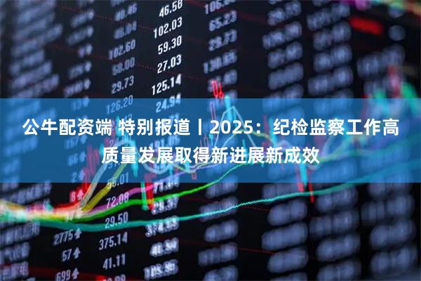 公牛配资端 特别报道丨2025：纪检监察工作高质量发展取得新进展新成效