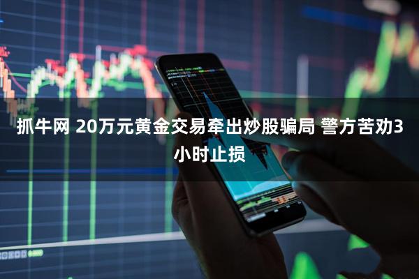 抓牛网 20万元黄金交易牵出炒股骗局 警方苦劝3小时止损