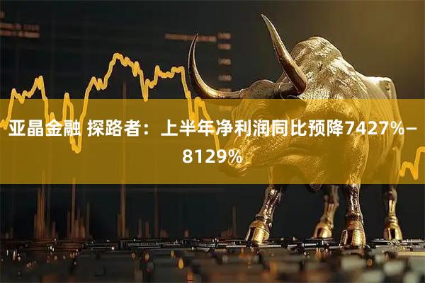 亚晶金融 探路者：上半年净利润同比预降7427%—8129%
